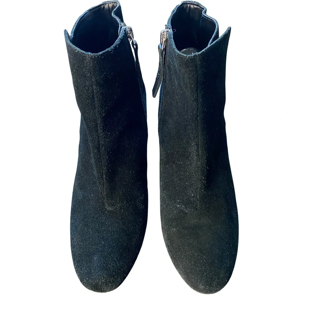 Dkny black suede